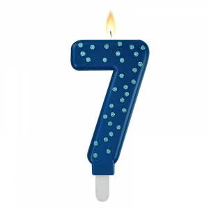 Maxi Cake Candle - Maxi Candle - Blue - 7