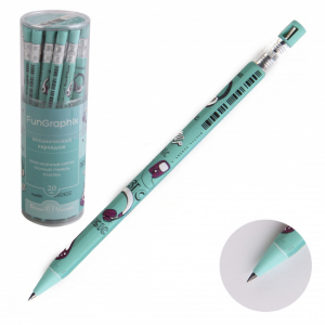 Mechanical pencil HB 20mm FunGraphix Music