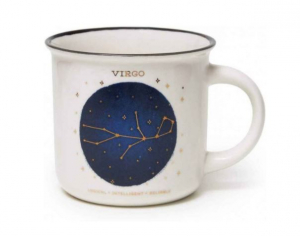 Count Your Lucky Stars- New Bone China Porcelain Mug - Virgo