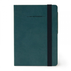 My Notebook - Small Plain Petrol Blue