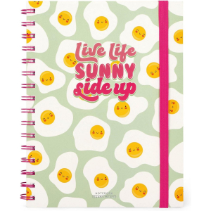 Spiral Notebook - Large Spiral Notebook - Egg