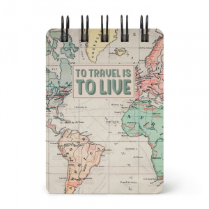 Mini Spiral  Notebook  -  Map