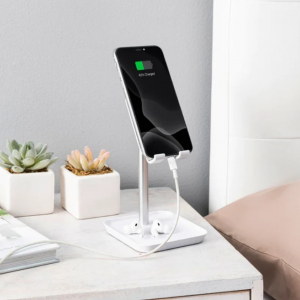 Adjustable Phone Stand White