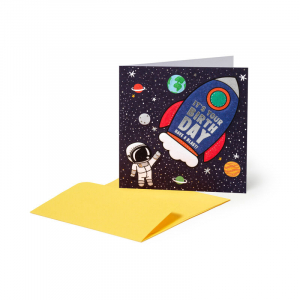 Small Greeting Card  -  Space - Space