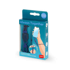 Legami Smartphone Lanyard Always Together Wrist - Blueberry