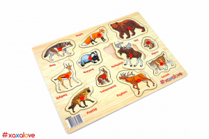 Փայտե Տախտակ - Անտառային Կենդանիներ