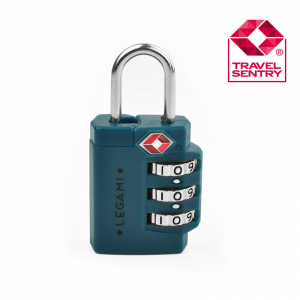 Tsa Luggage Padlock - Petrol Blue
