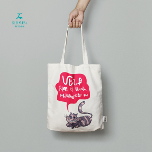 Կտորե պայուսակ սպիտակ - Մենք բոլորս այստեղ խելագարներ ենք