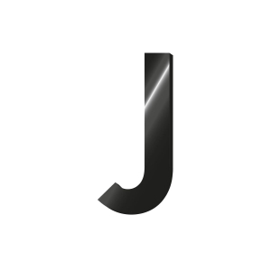 My Initial - Adhesive Letters - J