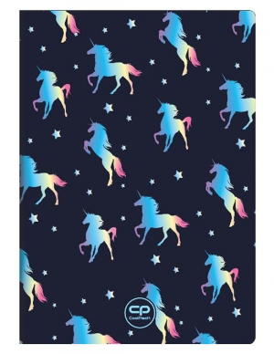 Նոթատետր - Coolpack - 60 sheets - Blue Unicorn տողանի