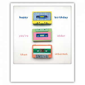 Greeting Card - Cassette-day