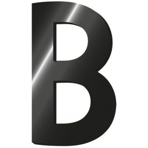 My Initial - Adhesive Letters - B