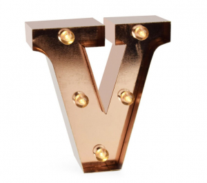 Mini Decorative Light  -  Gold Rose - V