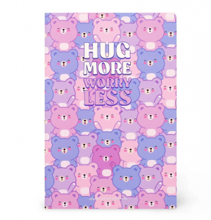 Plain Notebook - Medium - Teddy Bear