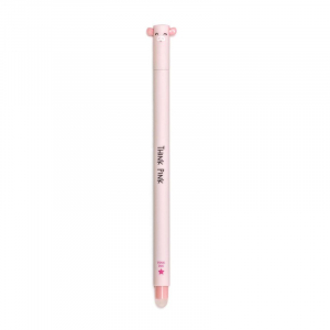 Erasable Pen - Piggy - Pink