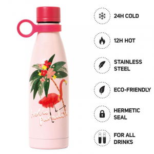 Vacuum Bottle - Hot & Cold 500 Ml - Flamingo