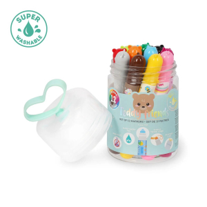Set Of 12 Markers - Teddy Friends - Teddy Bear