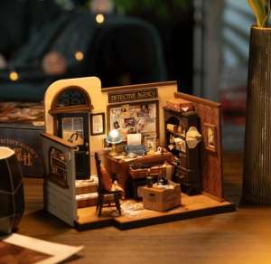 DIY Miniature House Kit - Mose's Detective Agency