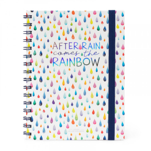 Spiral Notebook - Large Lined - After Rain