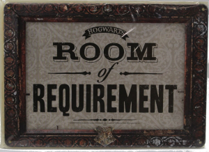 Tin Sign Sign - Harry Potter - Room Of Requirement