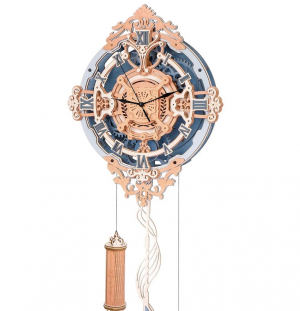 3D Wooden Puzzle - Romantic Notes Wall Clock