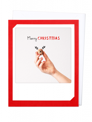 Открытка - Merry Christmas Nut (red)