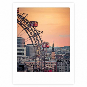 Greeting Card - orange skies