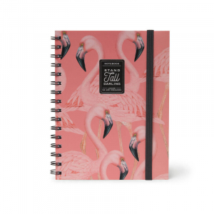 Նոթատետր - Notebook With Spiral Bound Large - Flamingo