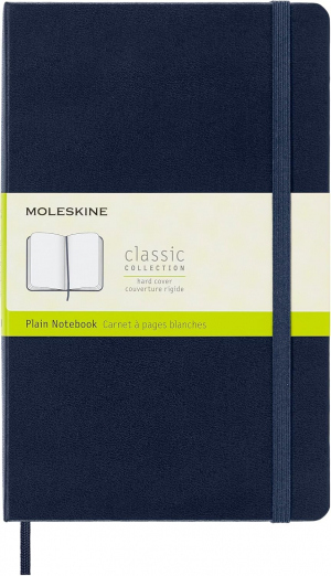 Նոթատետր Moleskine Notebook Large Plain Sapphire Blue