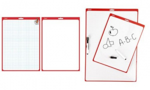 Board for notes and drawing with a marker in a bag