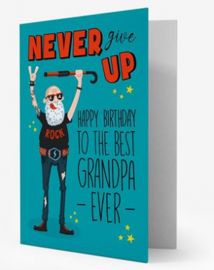 Բացիկ - Postal Greeting Card - Grandpa