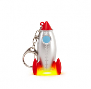 Rocket LED & Sound Keychain