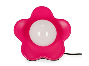 Matte Pink Led Table Lamp - Flower Power