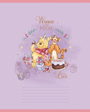 Copybook 18 pages squared - Винни и его друзья