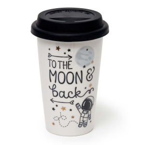 New Bone China Porcelain Mug - Tu Vuo' Fa' L'Americano - Space