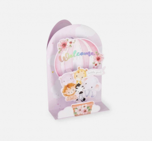 Greeting Card - Happy Birthday-Baby Girl