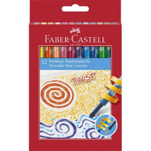 Յուղամատիտ Twistable Wax Crayons 12 գույն