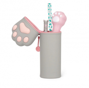 2 in 1 Soft Silicone Pencil Case - Kawaii - Kitty