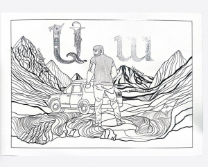 Открытка - Раскраска (Daria Artlife)