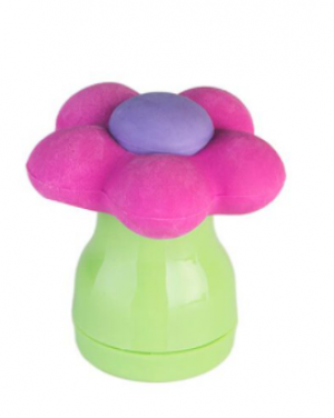 Flower Power - Eraser With Sharpener - Magenta