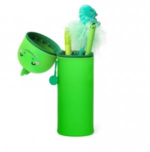 2 in 1 Soft Silicone Pencil Case - Kawaii - Dino