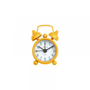 Mini Tick Tock Alarm Clock - Yellow