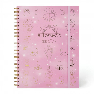 3-In-1 Spiral Notebook - Maxi Trio Spiral Notebook - Magic