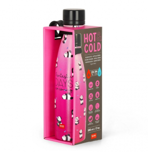 Hot&Cold 500ml Vacuum Bottle - Panda