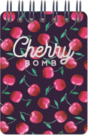 Mini Spiral Notebook - Cherry Bomb