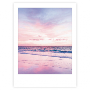 Greeting Card - pink ocean
