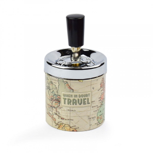 Push-Botton Ashtray Shake Your Butts - Tropical