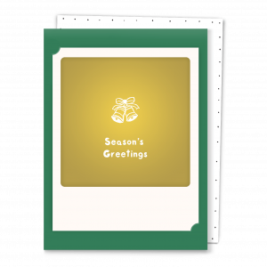 Greeting Card - Weason's Gretings Bells (green)