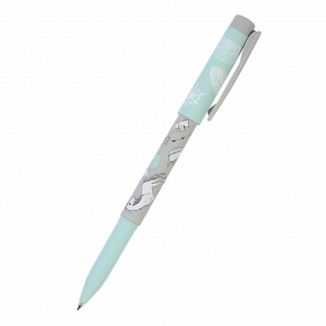 Pen FreshWrite Девочка и Единорог Снежинки 07мм blue