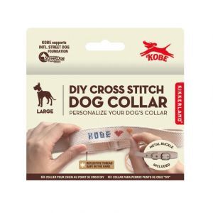 Diy Cross Stitch Dog Collar - L